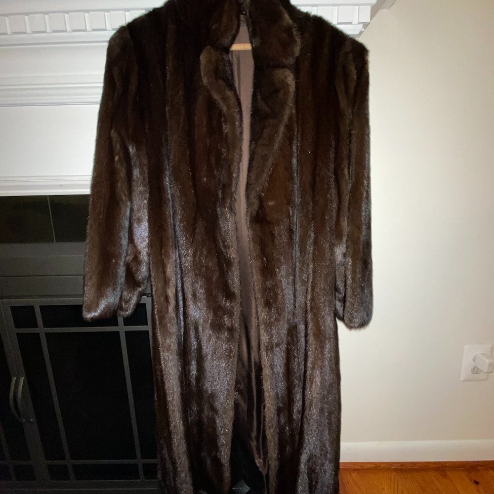Tailor Made Vintage Genuine Brown Mink Fur Coat
